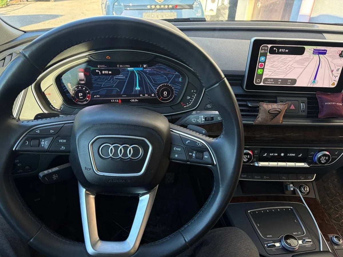 Waze и Google Maps на виртуальной приборной панели Audi